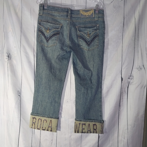 Rocawear Y2K 90's Denim Capri Size 11 - Picture 8 of 14